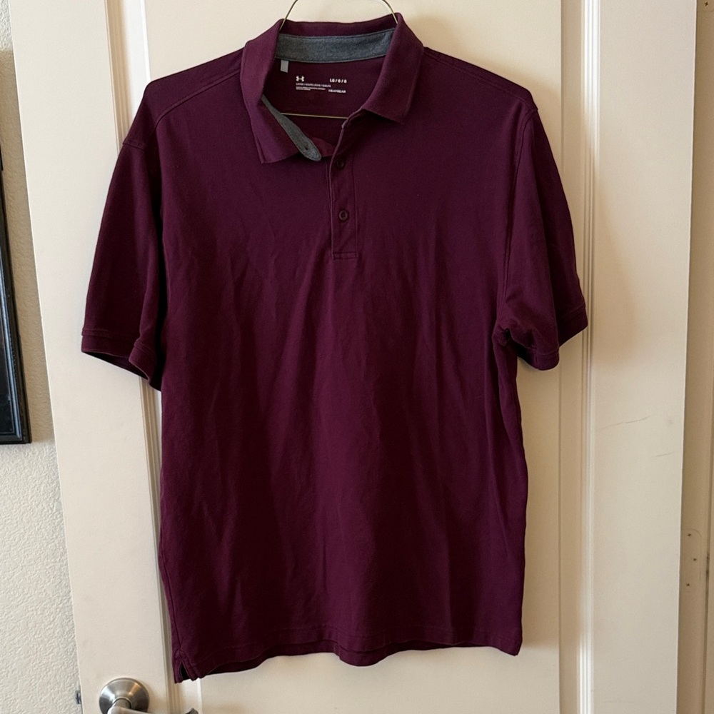 Under Armor Men's Polo Shirt - Maroon